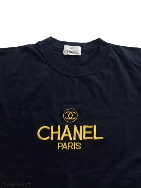 chanel logo t shirt ebay|pre owned chanel shirts.